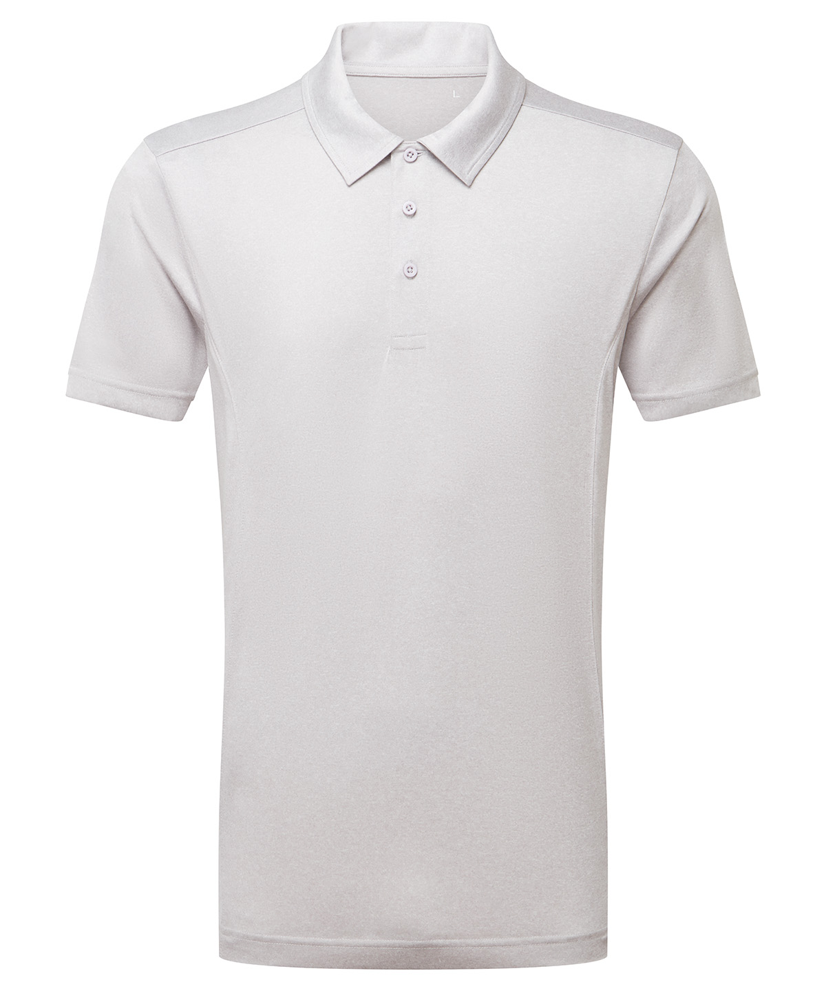 Men's TriDri® panelled polo - Silver Melange