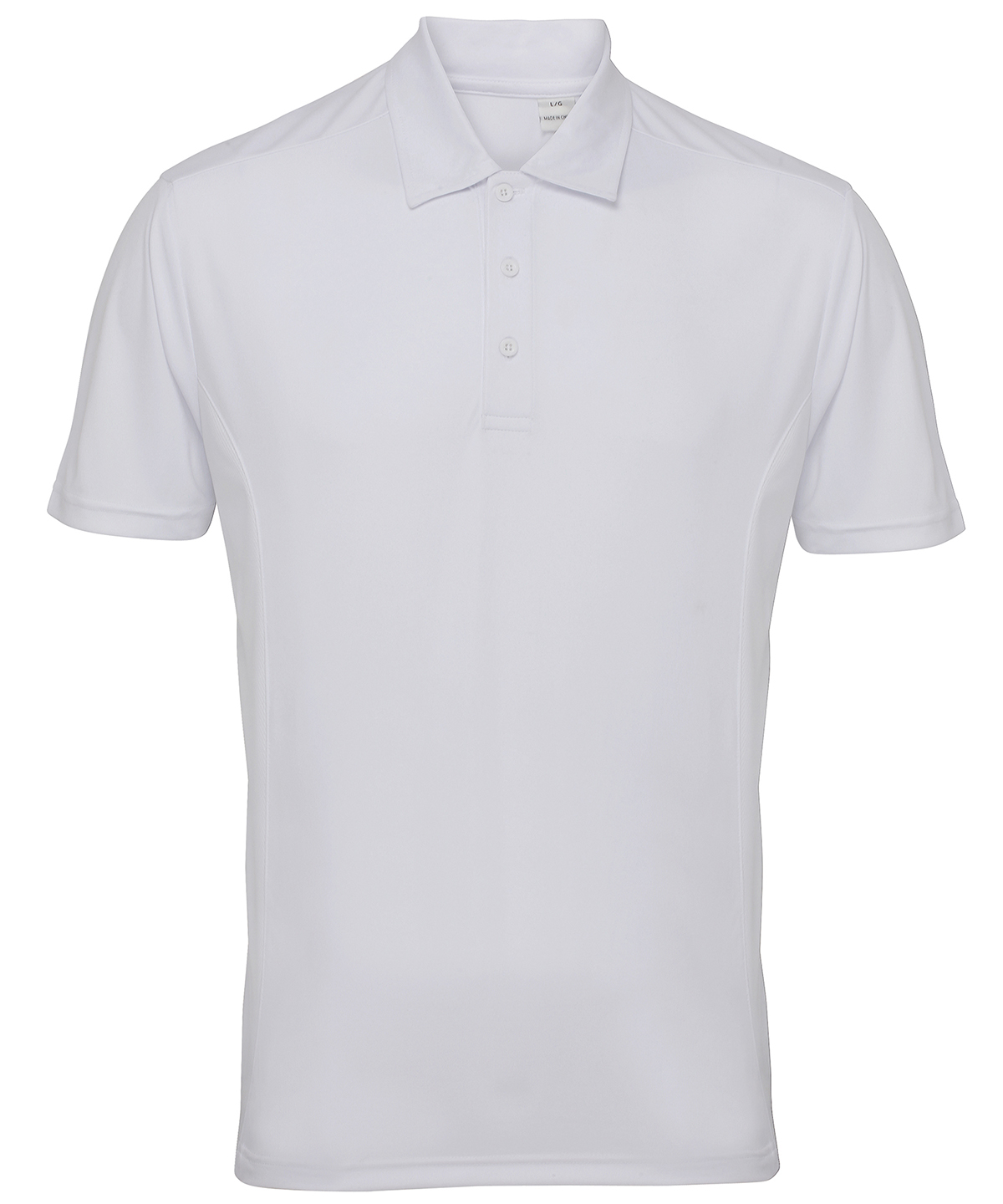 Men's TriDri® panelled polo - White