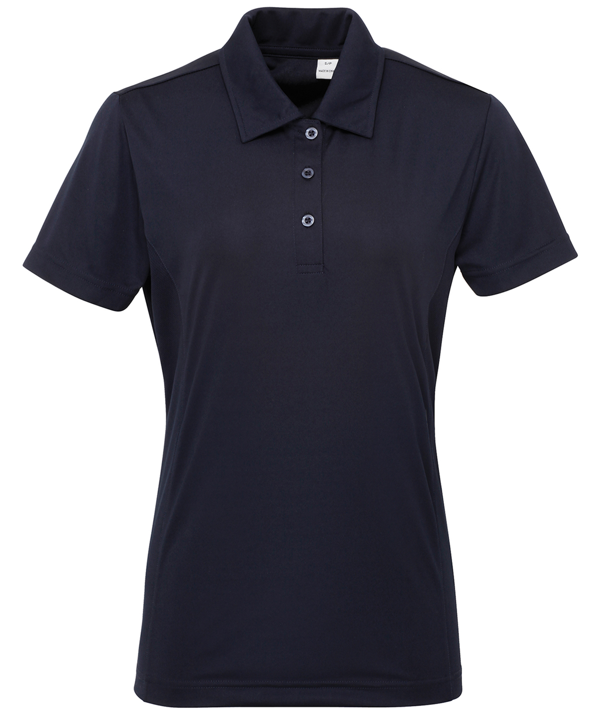 Women's TriDri® panelled polo - French Navy