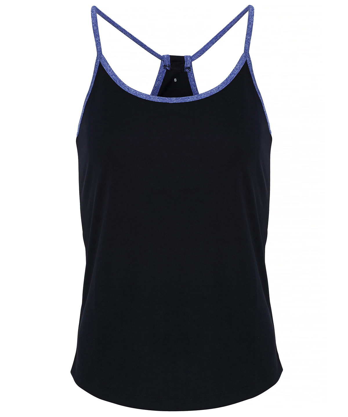 Women's TriDri® yoga vest - French Navy/Blue Melange