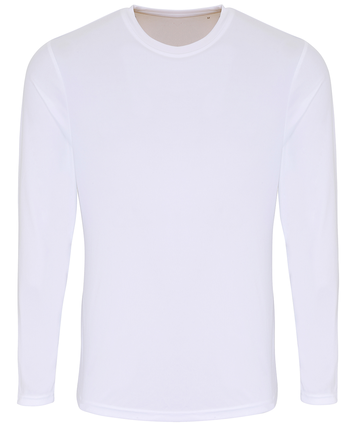 Men's TriDri® long sleeve performance t-shirt - White