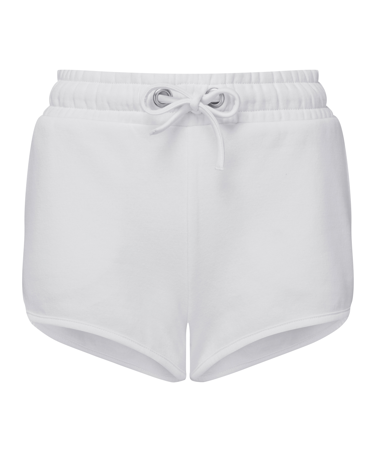 Women's TriDri® recycled retro jogger shorts - White
