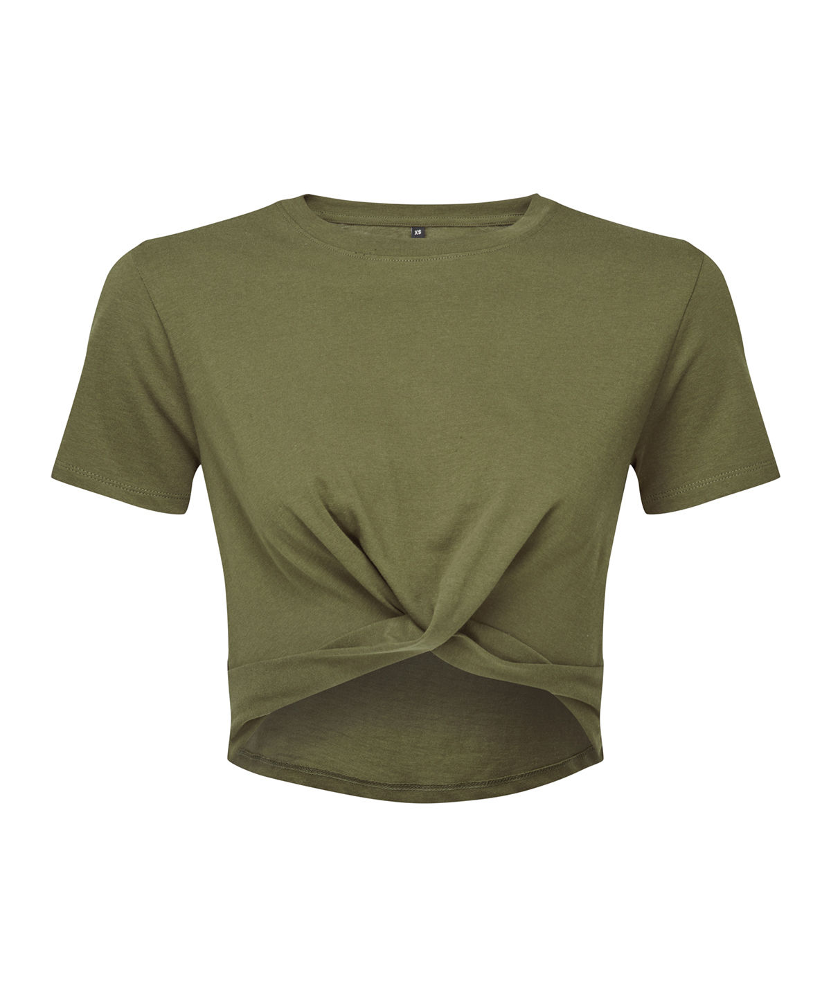 Women's TriDri® twist crop top - Olive