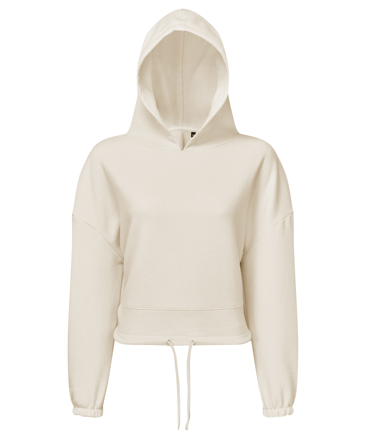 Women's TriDri® cropped oversize hoodie - Natural