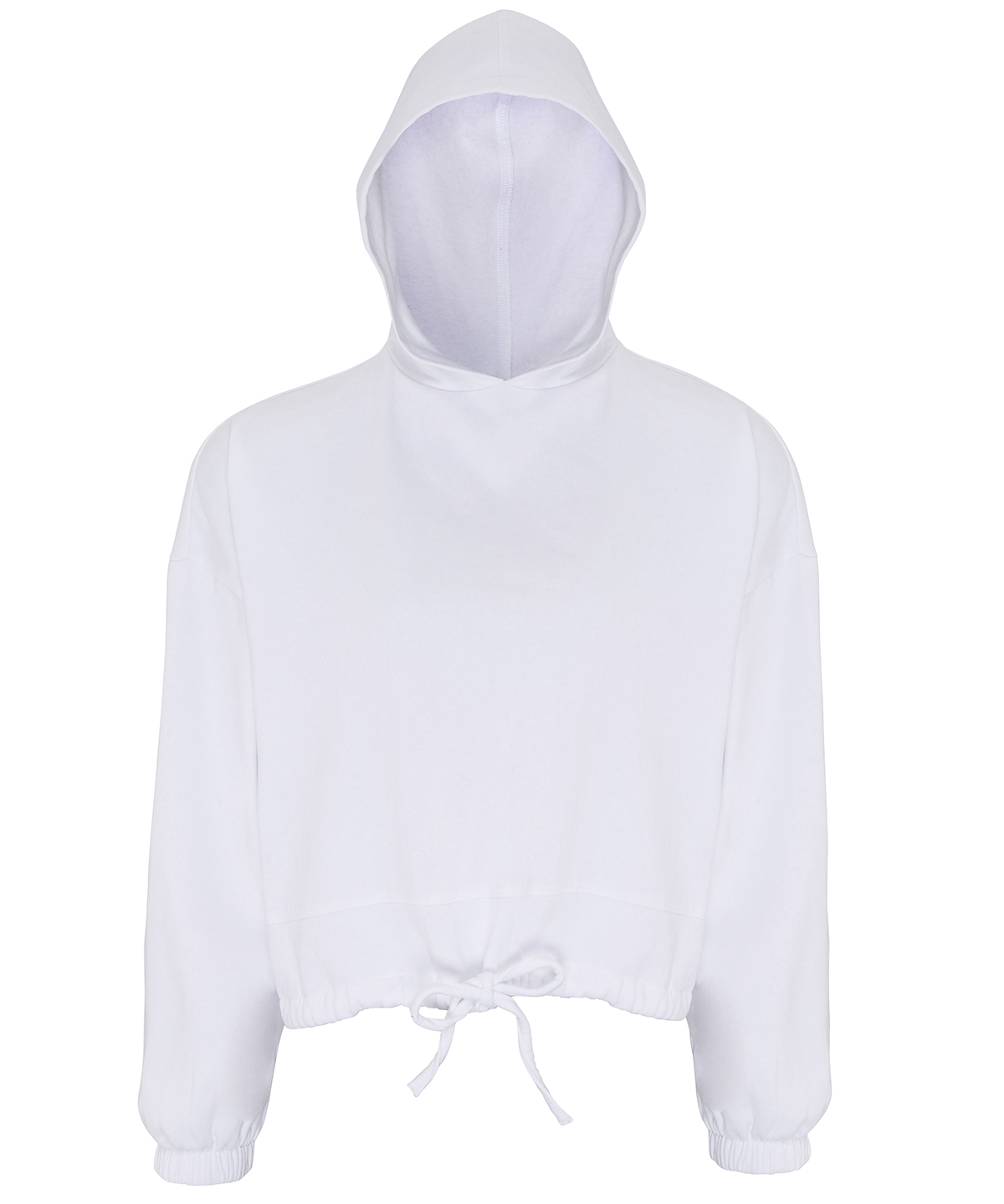 Women's TriDri® cropped oversize hoodie - White