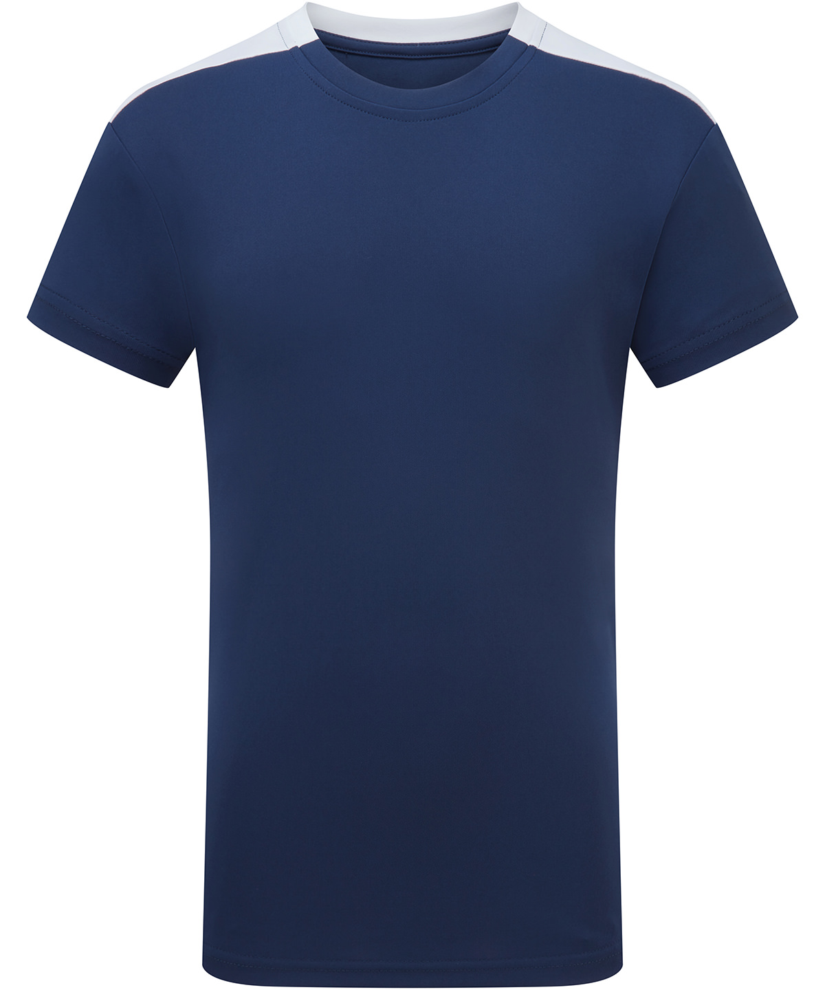 Kids TriDri® contrast performance t-shirt - Navy/White