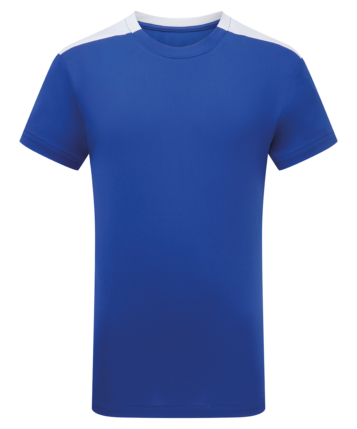 Kids TriDri® contrast performance t-shirt - Royal/White