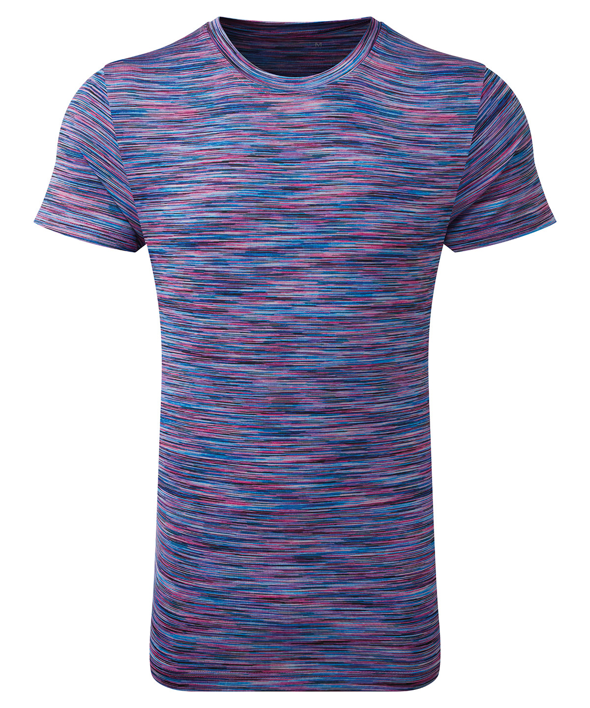 Tridri® space dye performance t-shirt - Pink/Blue