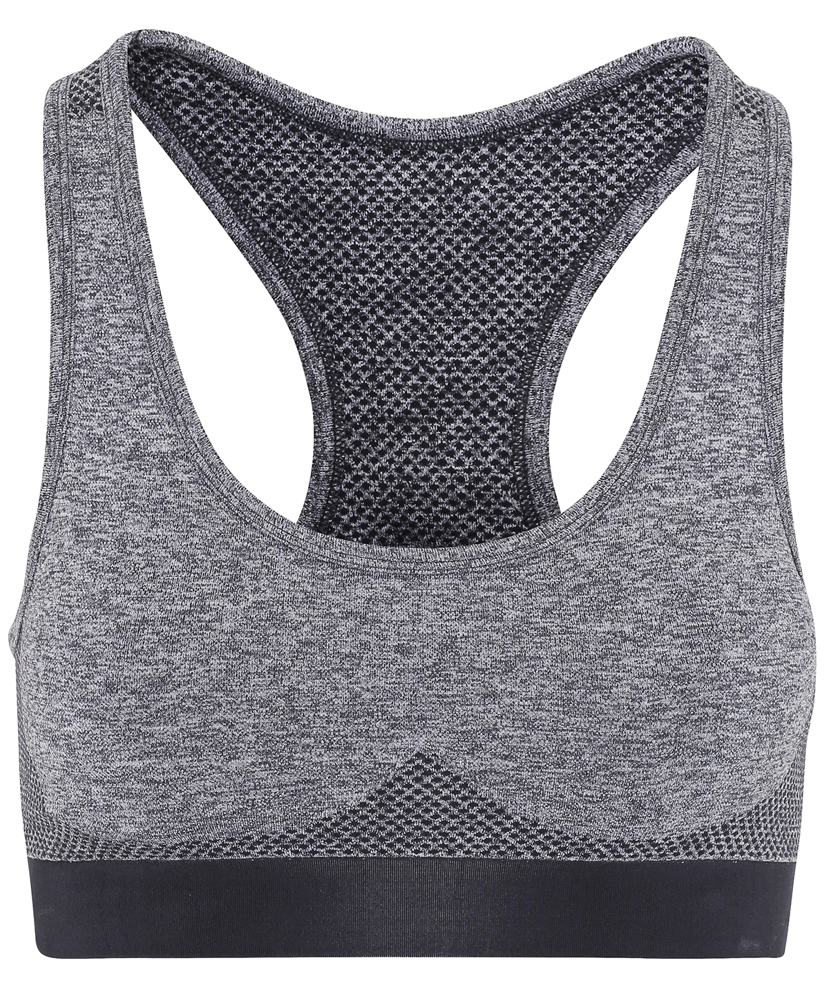 Tridri® seamless 3D fit" multi-sport sculpt bra" - Charcoal
