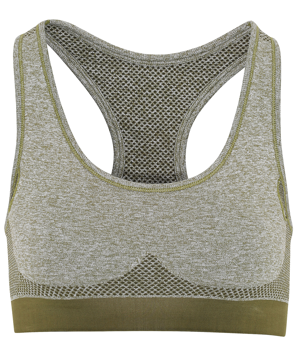 Tridri® seamless 3D fit" multi-sport sculpt bra" - Olive