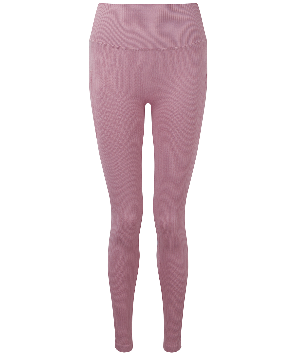 Women's TriDri® ribbed seamless multi-sport leggings - Mauve