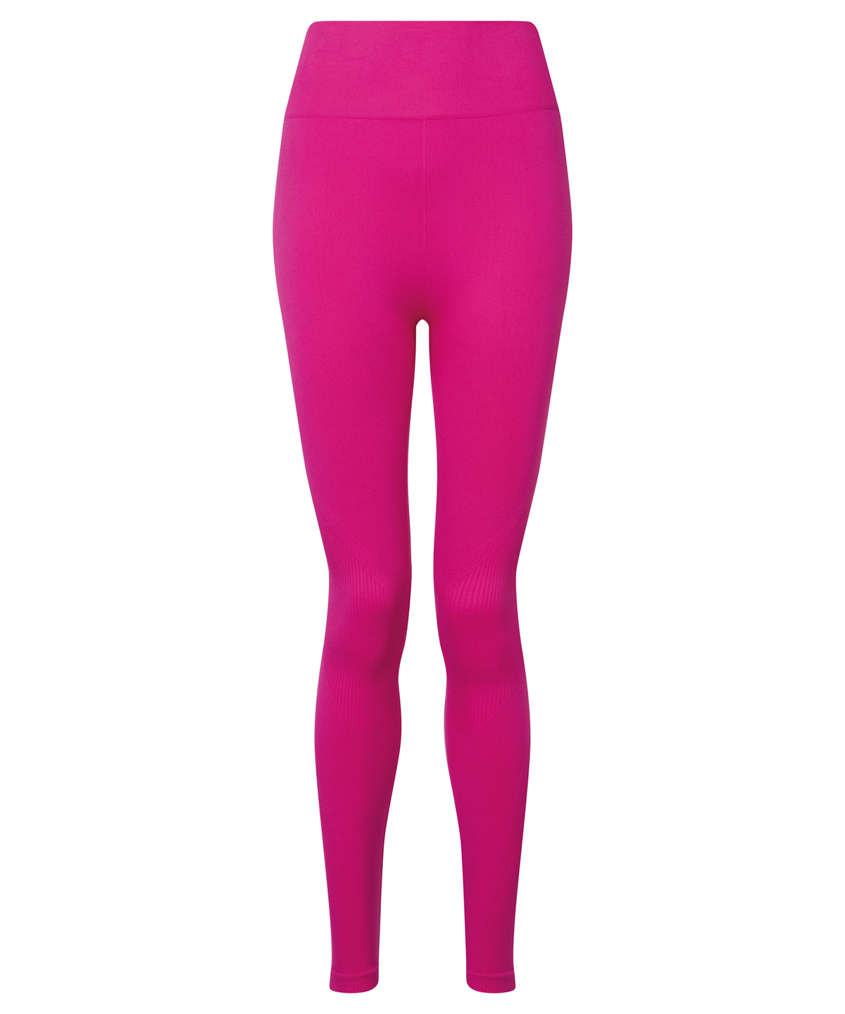 Women's TriDri® seamless 3D fit" multi-sport sculpt solid colour leggings" - Fuchsia
