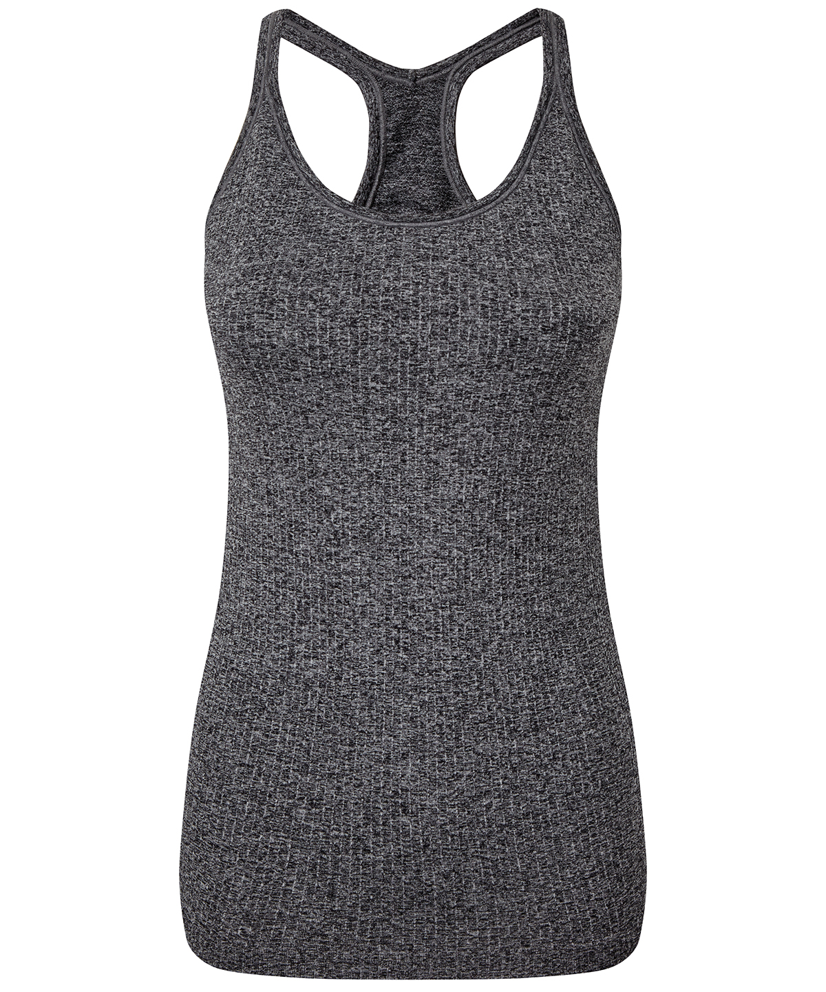 Women's TriDri® seamless 3D fit" multi-sport sculpt vest with secret support" - Black Melange