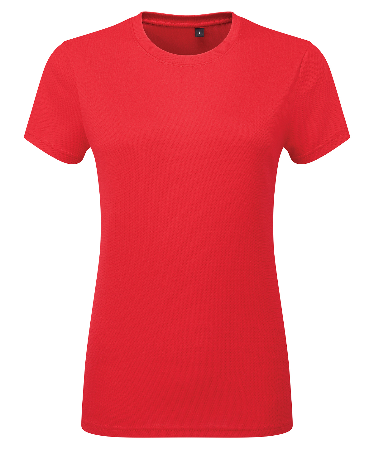 Women’s TriDri® ion-charge recycled textured tee - Fire Red