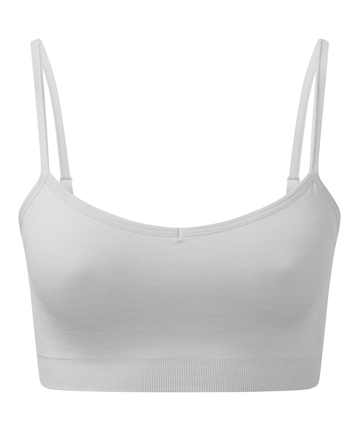 Women's TriDri® recycled seamless ''3D fit'' multi-sport flex bra - Cool Grey Melange