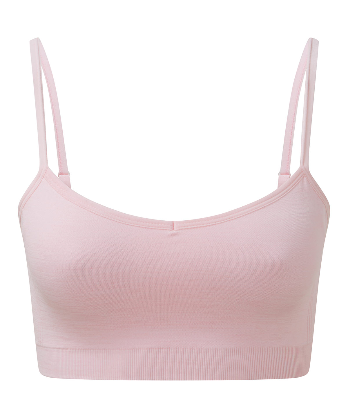 Women's TriDri® recycled seamless ''3D fit'' multi-sport flex bra - Light Pink Melange