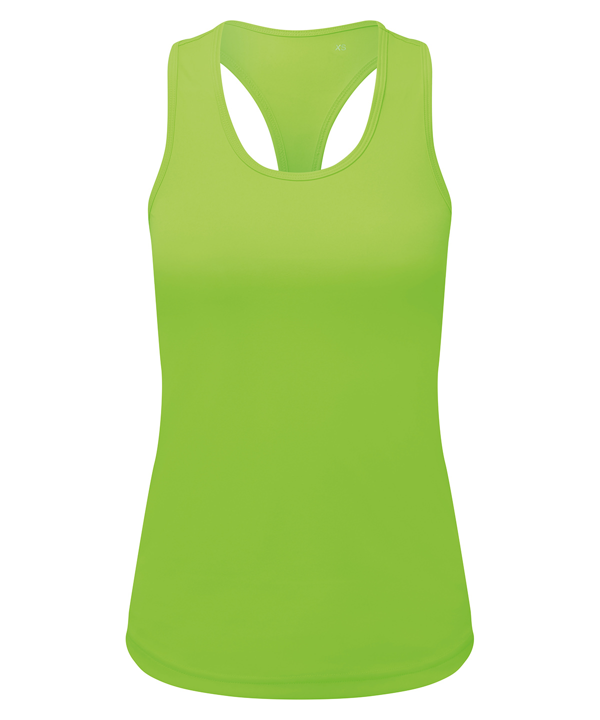 Women's TriDri® recycled performance slim racer back vest - Lightning Green