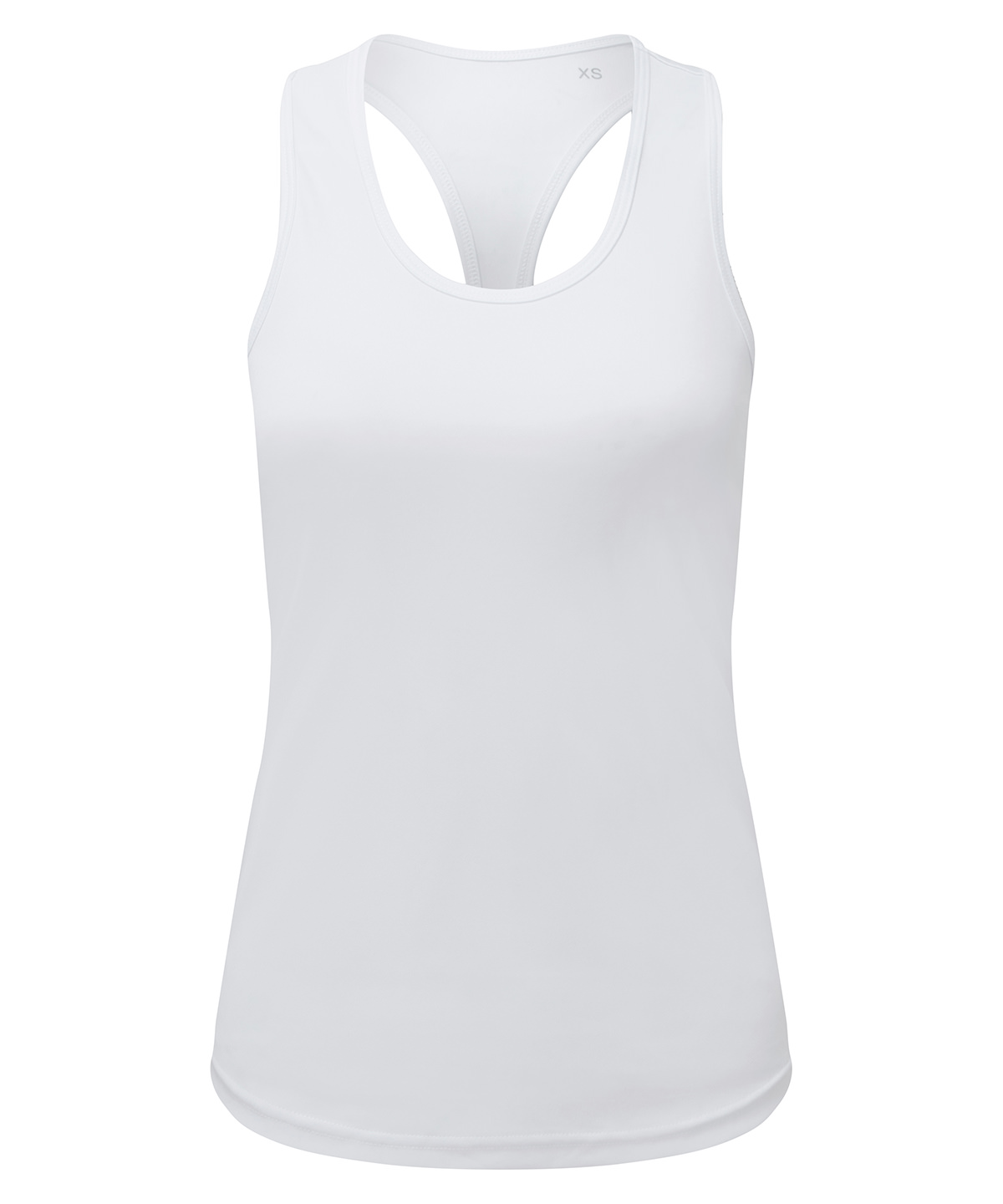Women's TriDri® recycled performance slim racer back vest - White