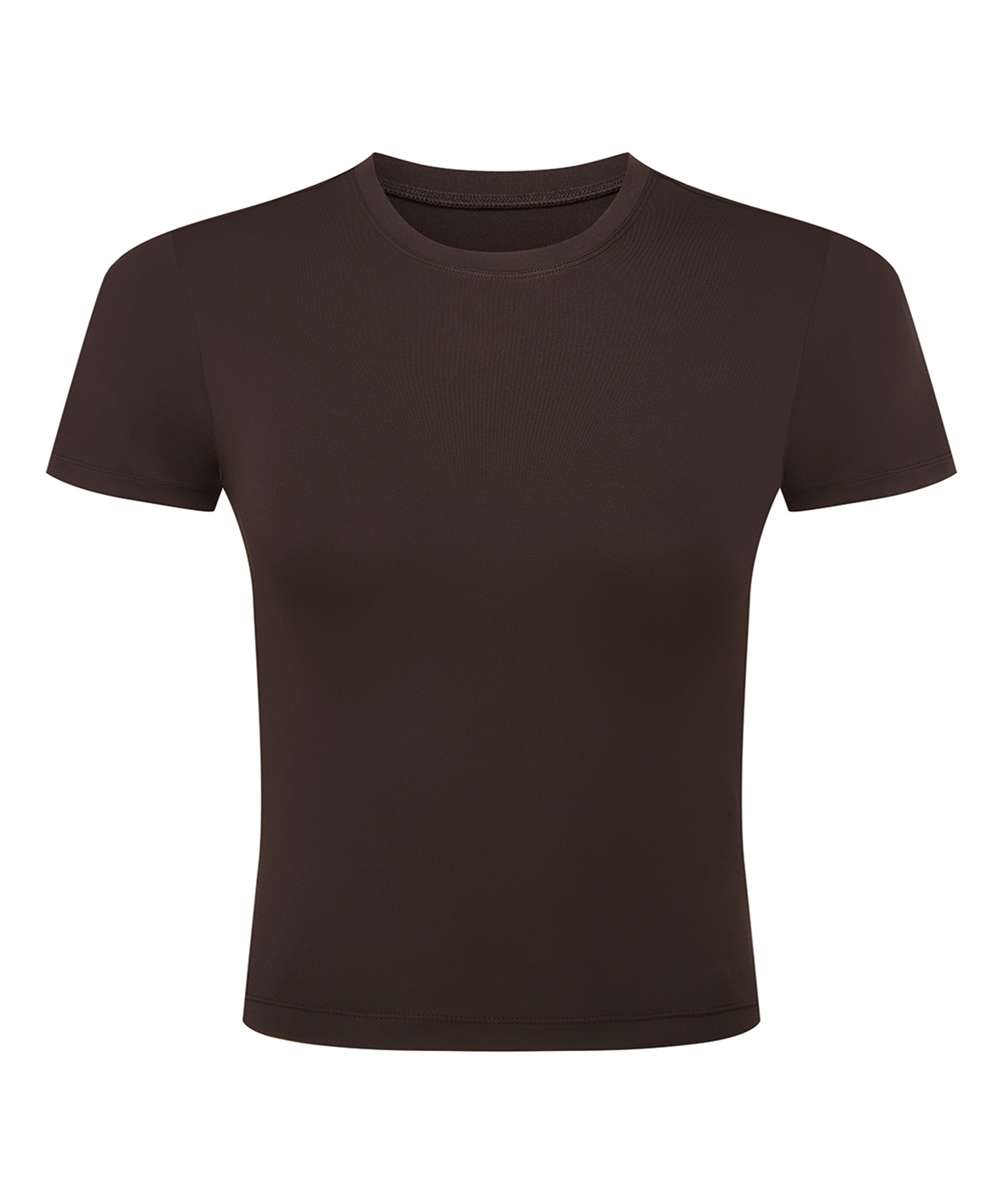 Women's TriDri luxe fitted tee - Chocolate
