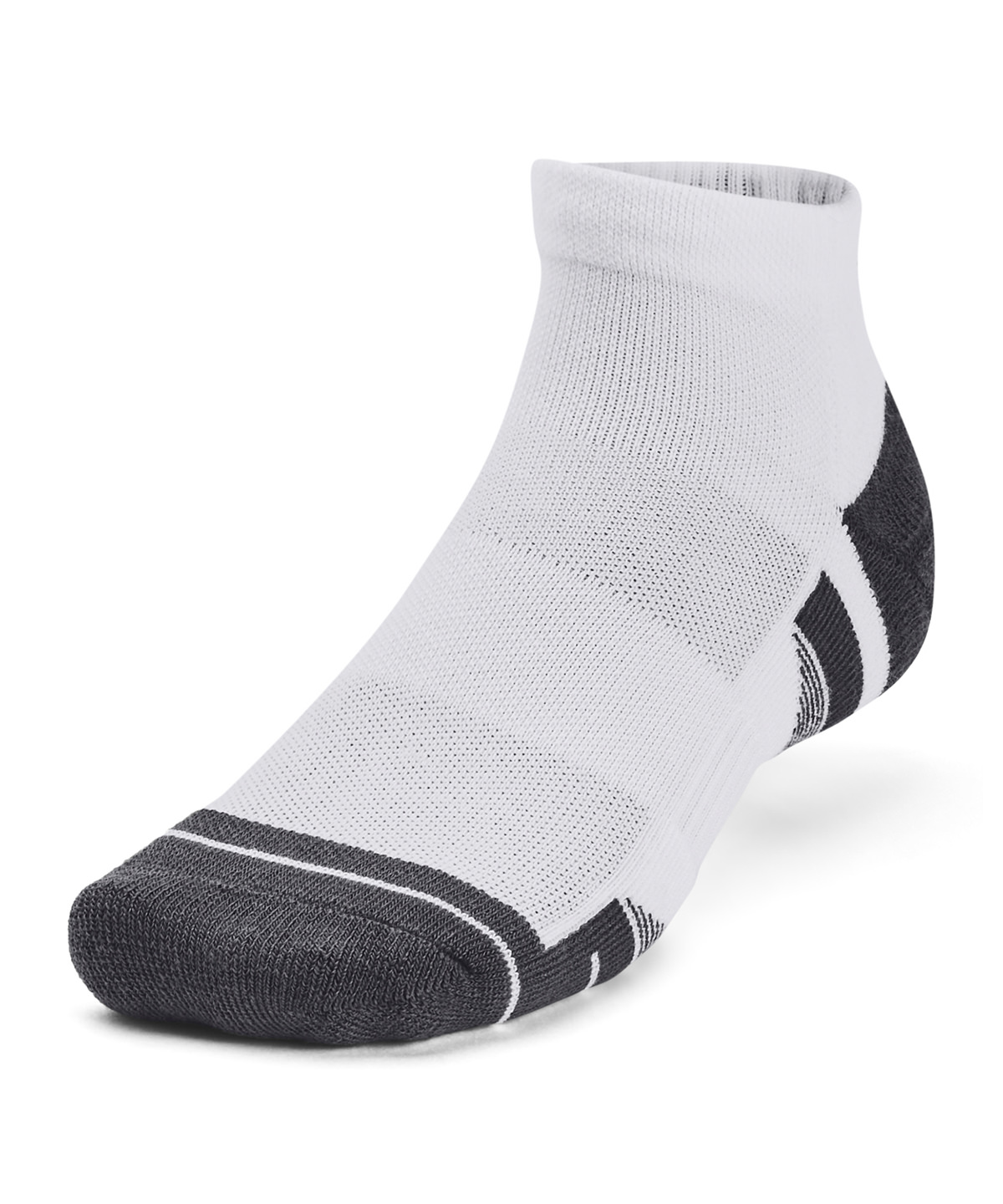 UA Performance tech 3-pack low cut socks - White