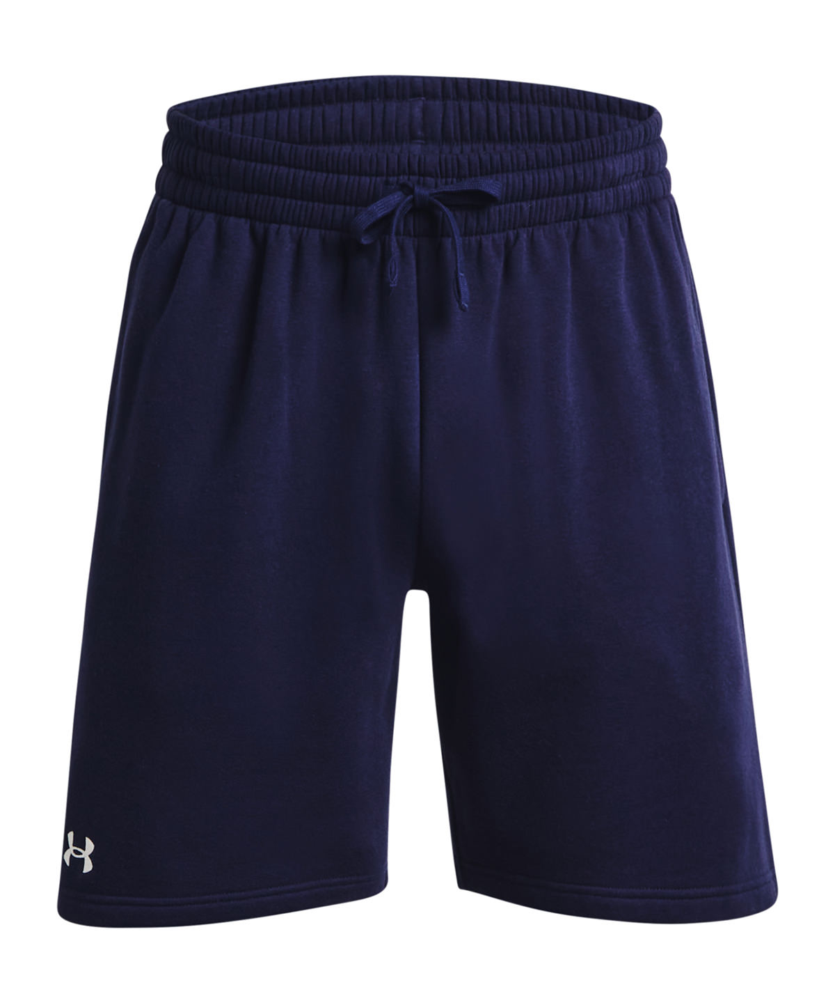 UA Rival fleece shorts - Midnight Navy/White