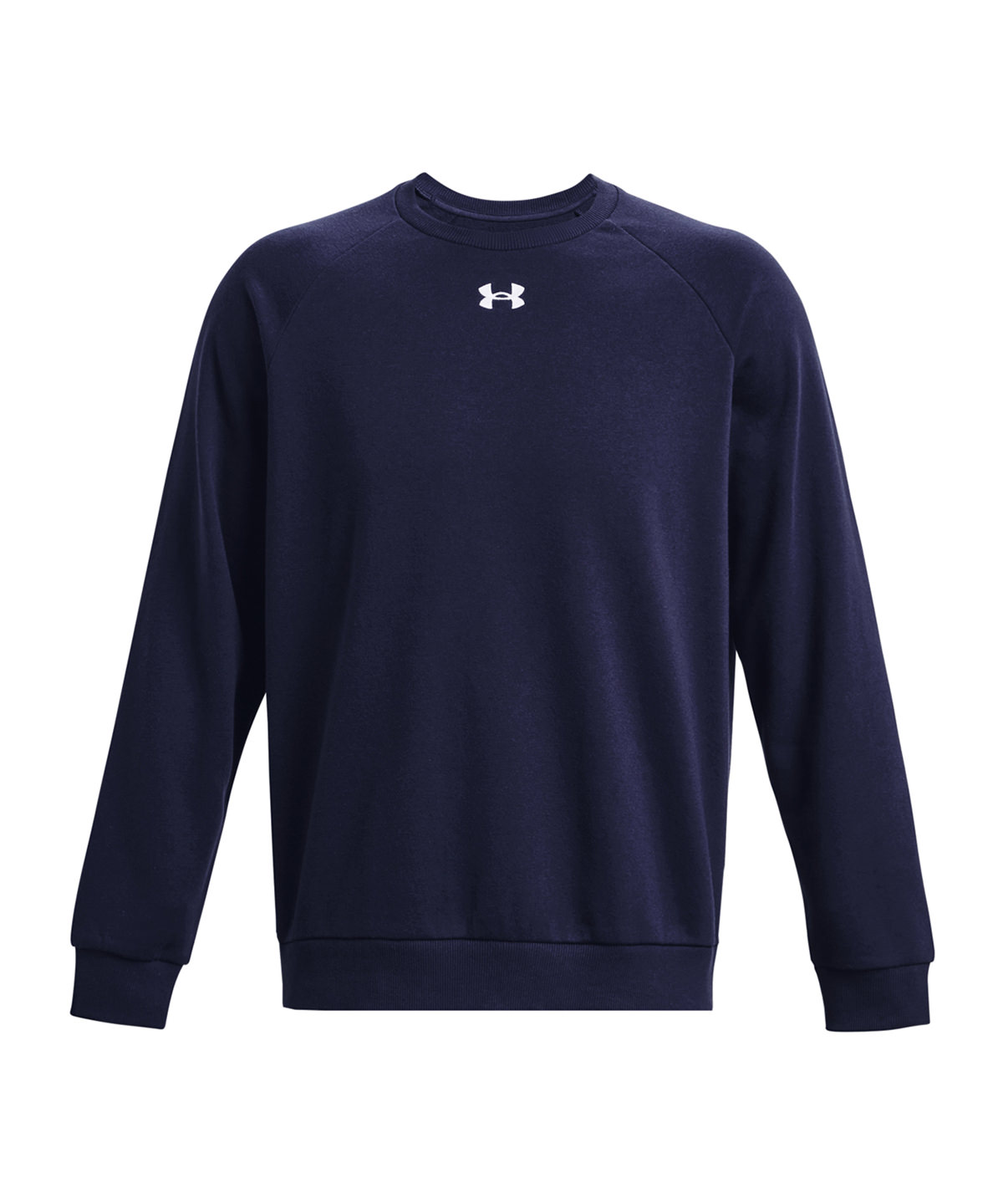 UA Rival fleece crew - Midnight Navy/White
