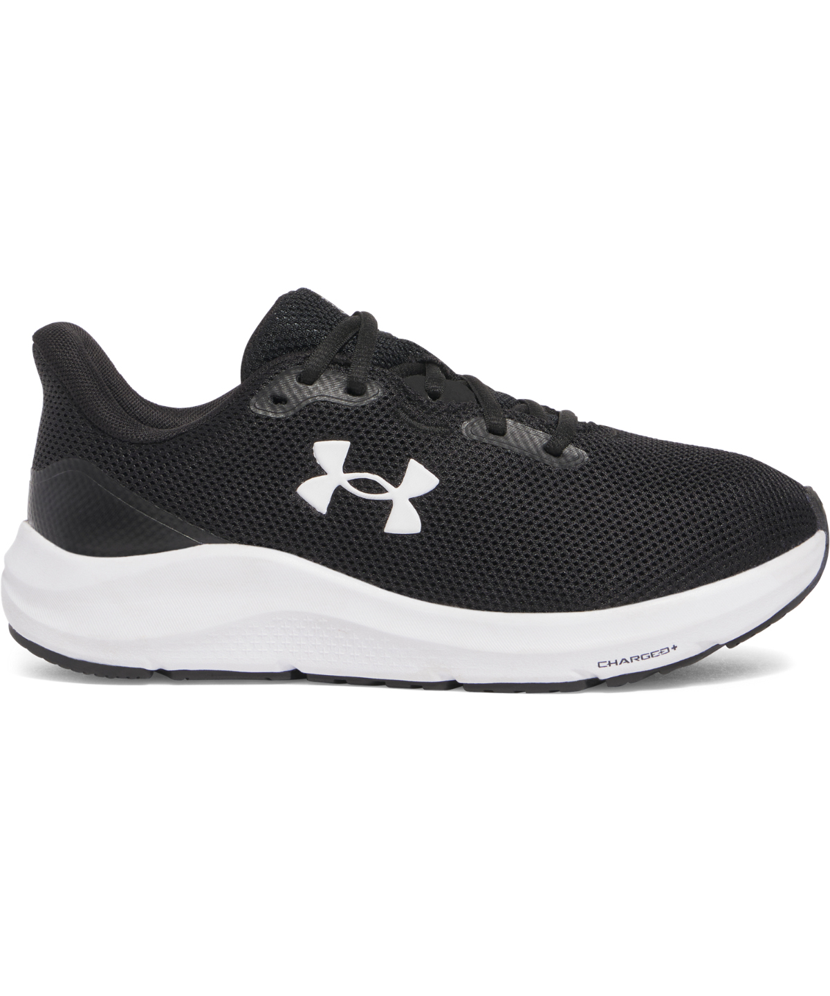 UA Women’s charged pursuit 4 trainers - Black/Black/White