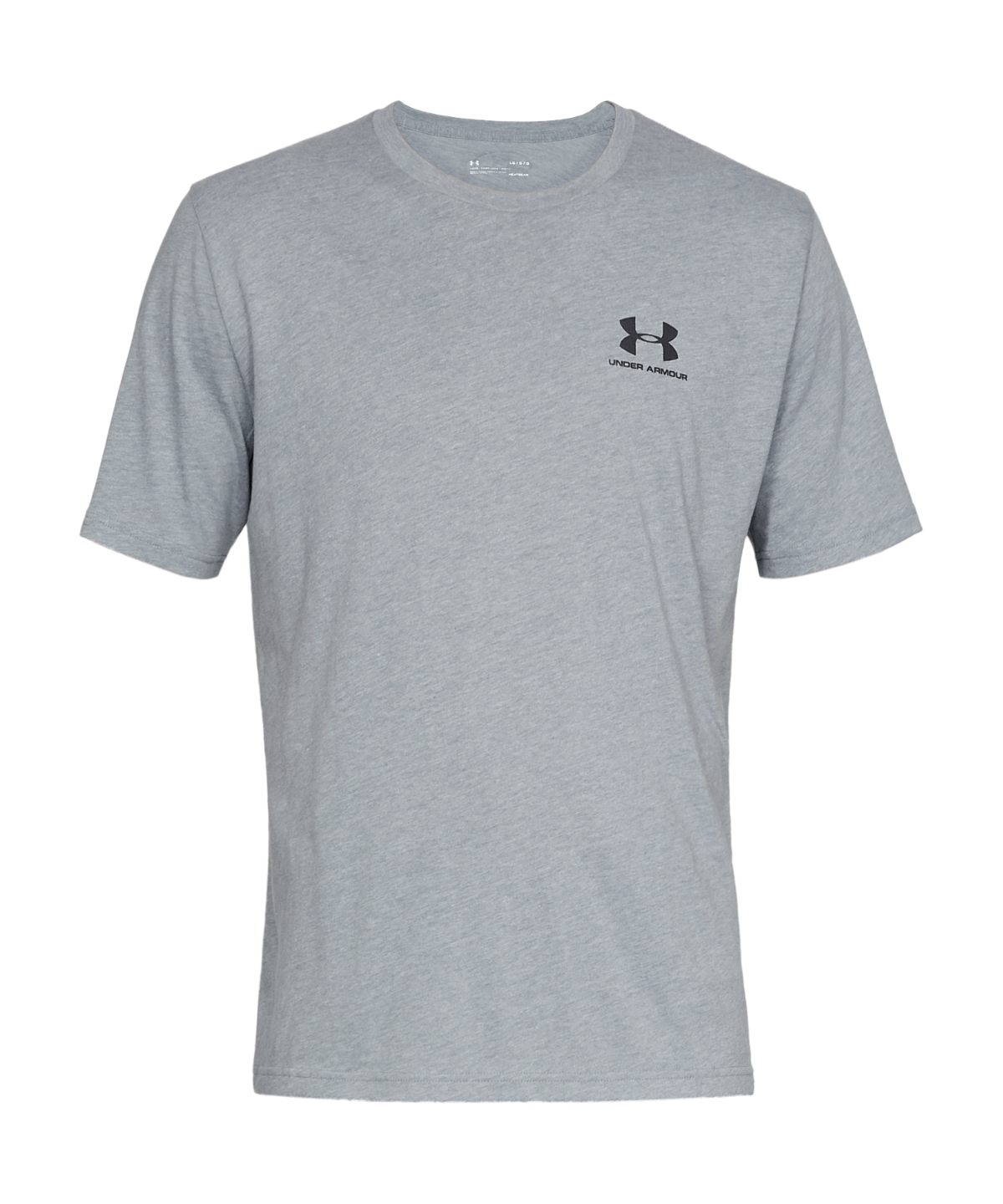 UA Sportstyle short sleeve - Steel Light Heather/Black