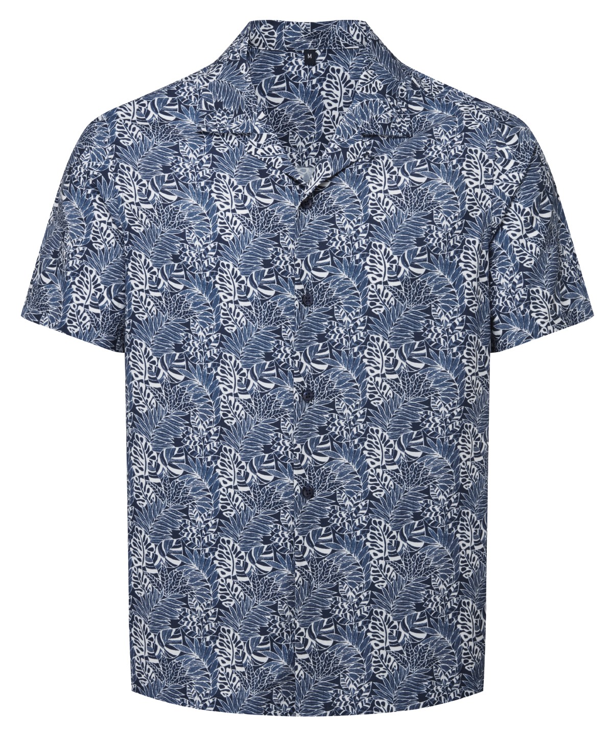 Men's shirt - White/Navy Leaf