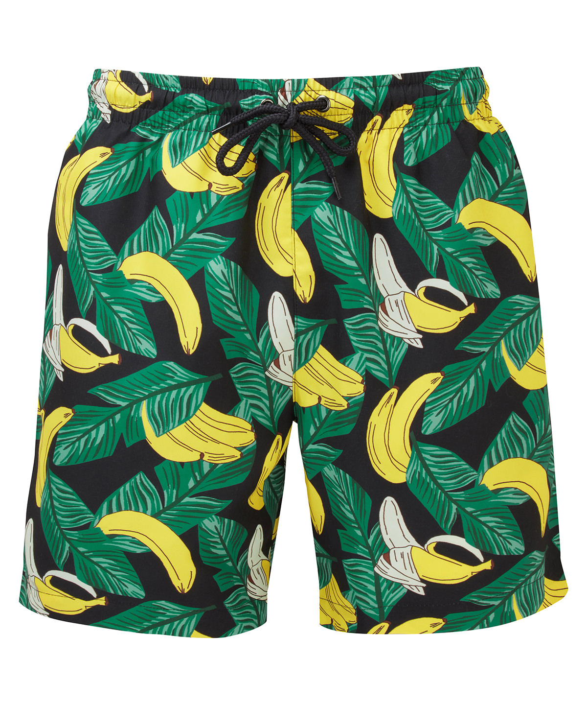 Men's swim shorts - Black/Yellow