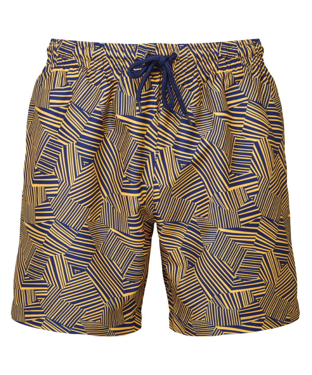 Men's swim shorts - Navy/Mustard