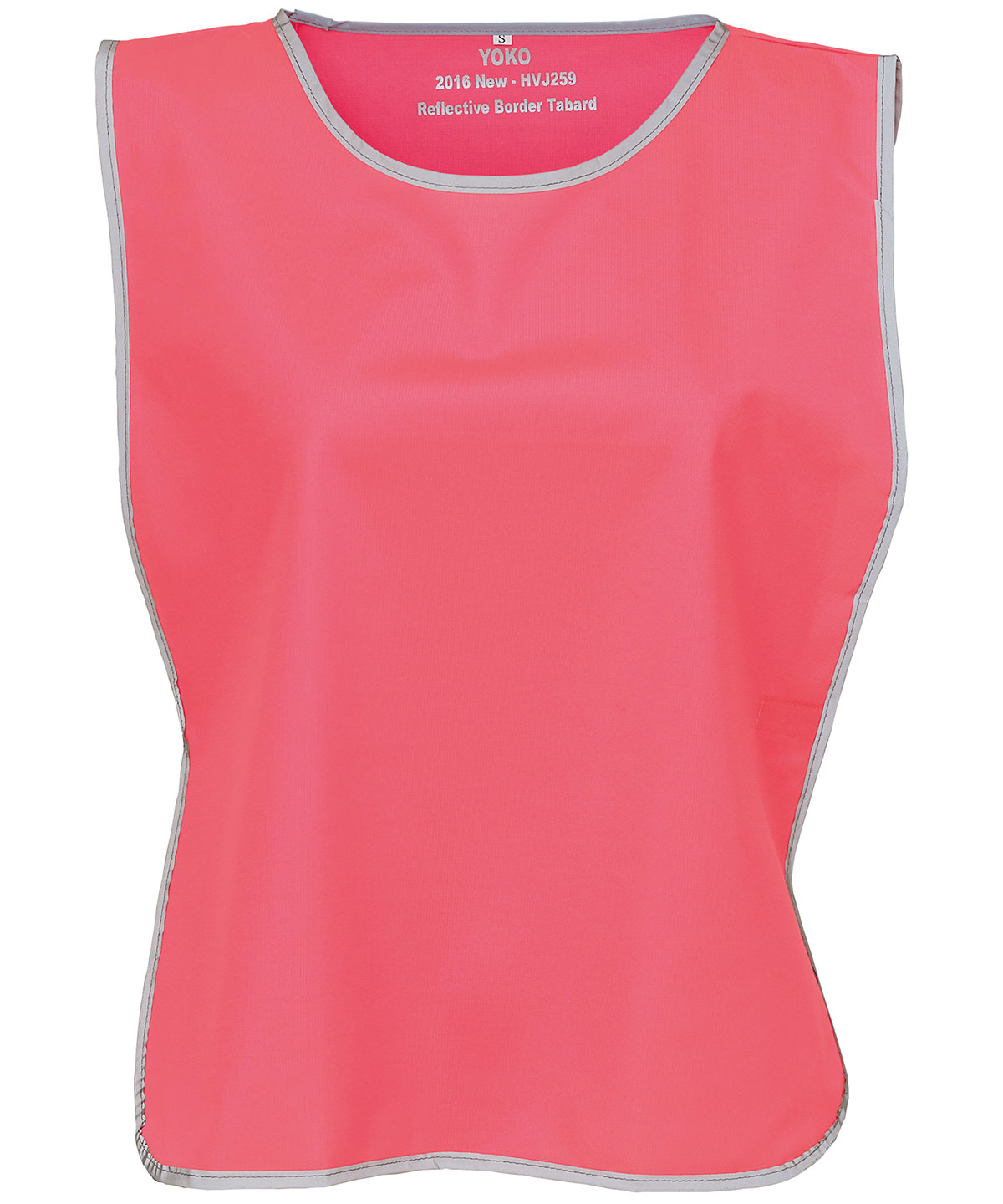 Hi-vis reflective border tabard (HVJ259) - Fluo Pink