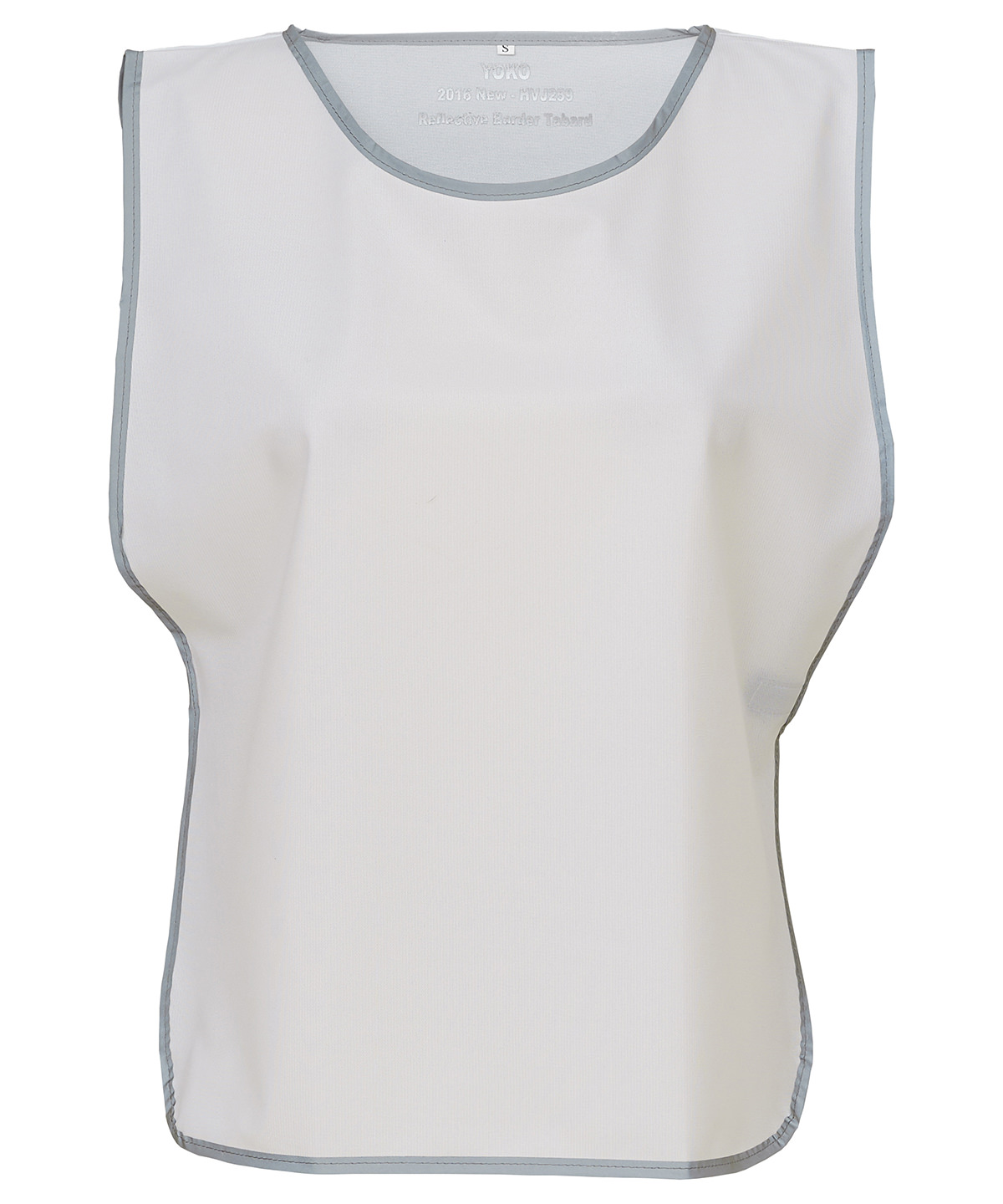 Hi-vis reflective border tabard (HVJ259) - White