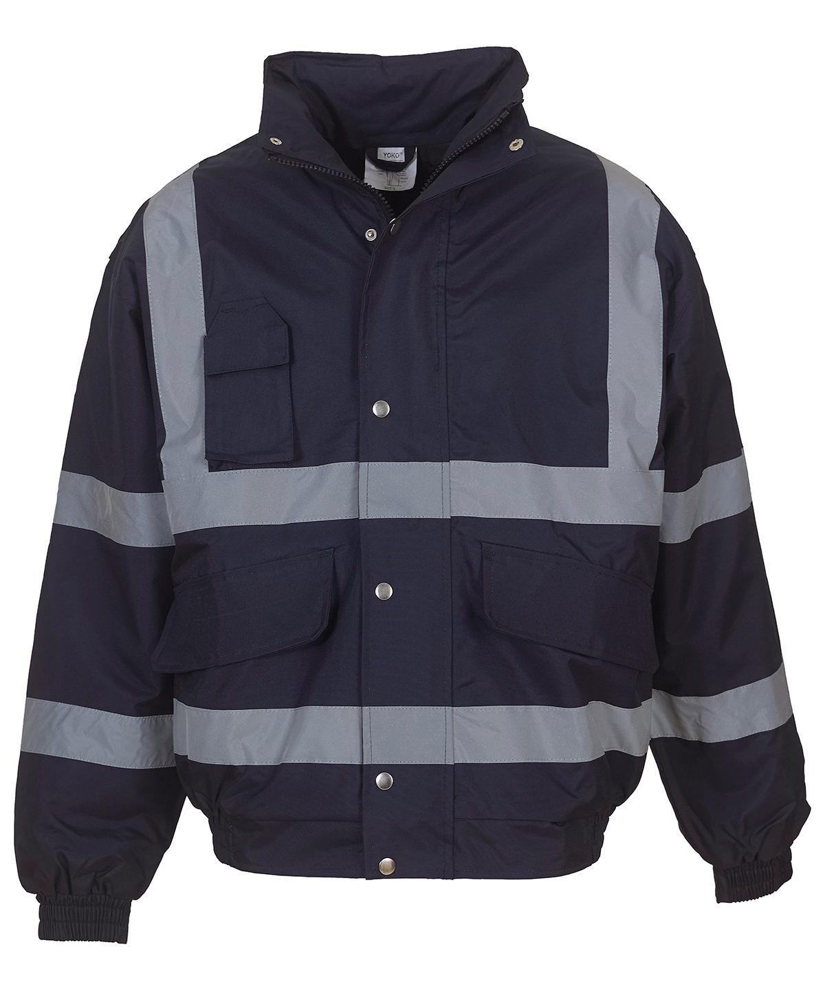 Hi-vis classic bomber jacket (HVP211) - Navy