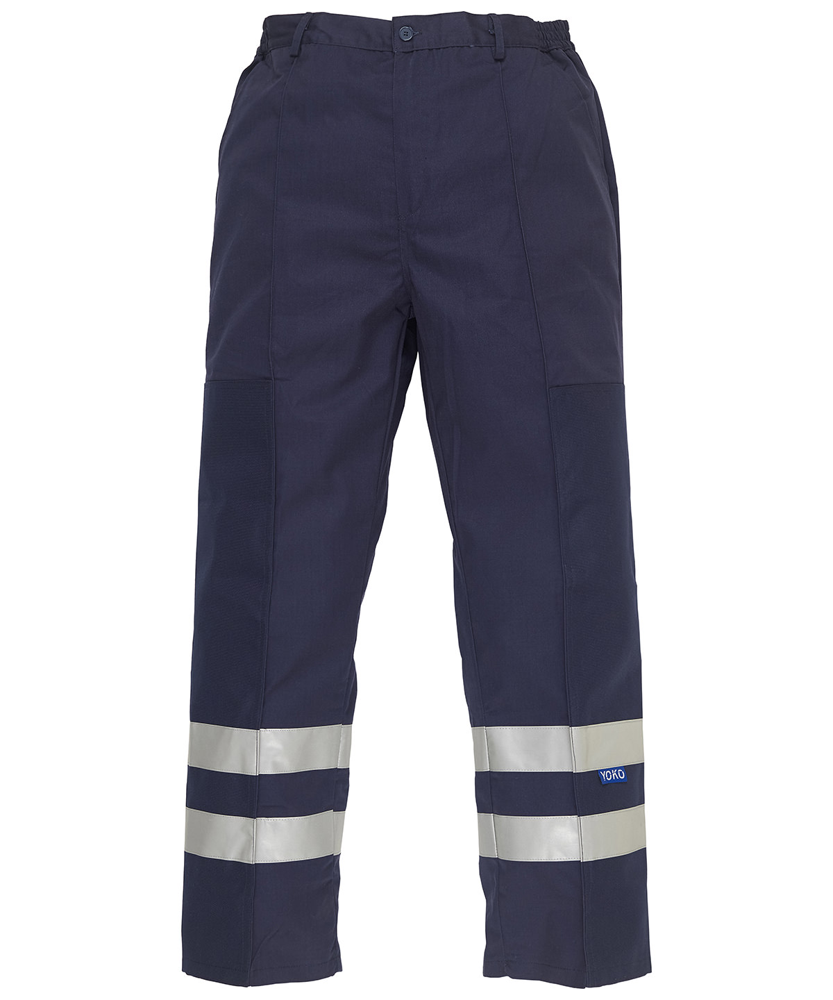Reflective polycotton ballistic trousers (BS015T) - Navy