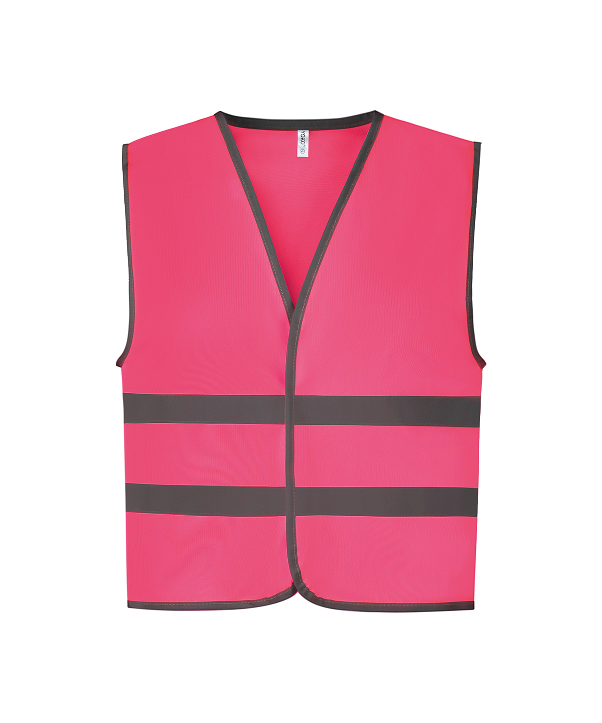 Yoko Hi-Vis Two Band and Braces Waistcoat - Fluo Pink