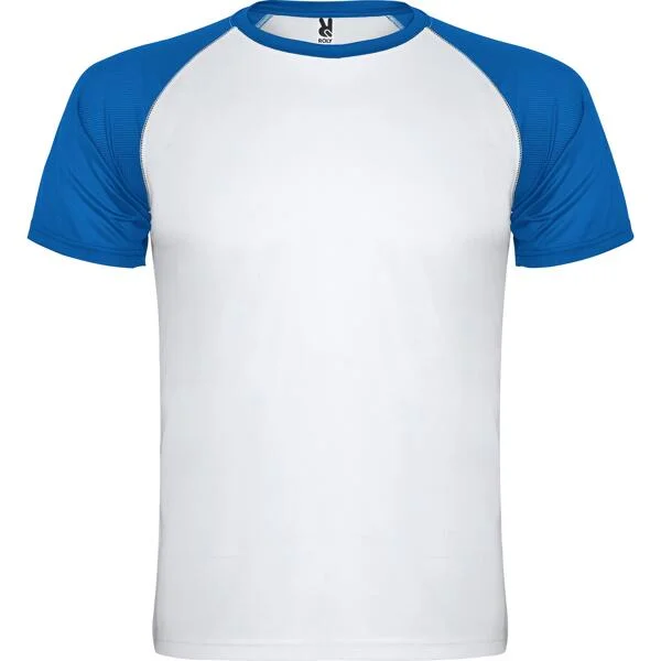 Indianapolis Technical T Shirt - White/Royal Blue