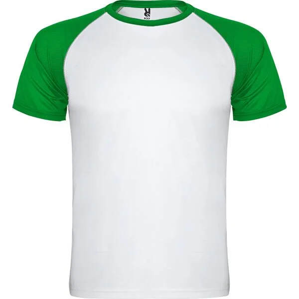 Indianapolis Technical T Shirt - White/Fern Green