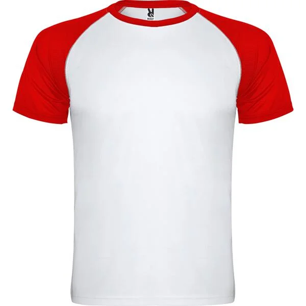 Indianapolis Technical T Shirt - White/Red
