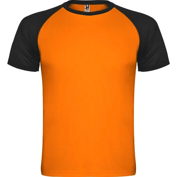 Indianapolis Technical T Shirt - Fluor Orange/Black