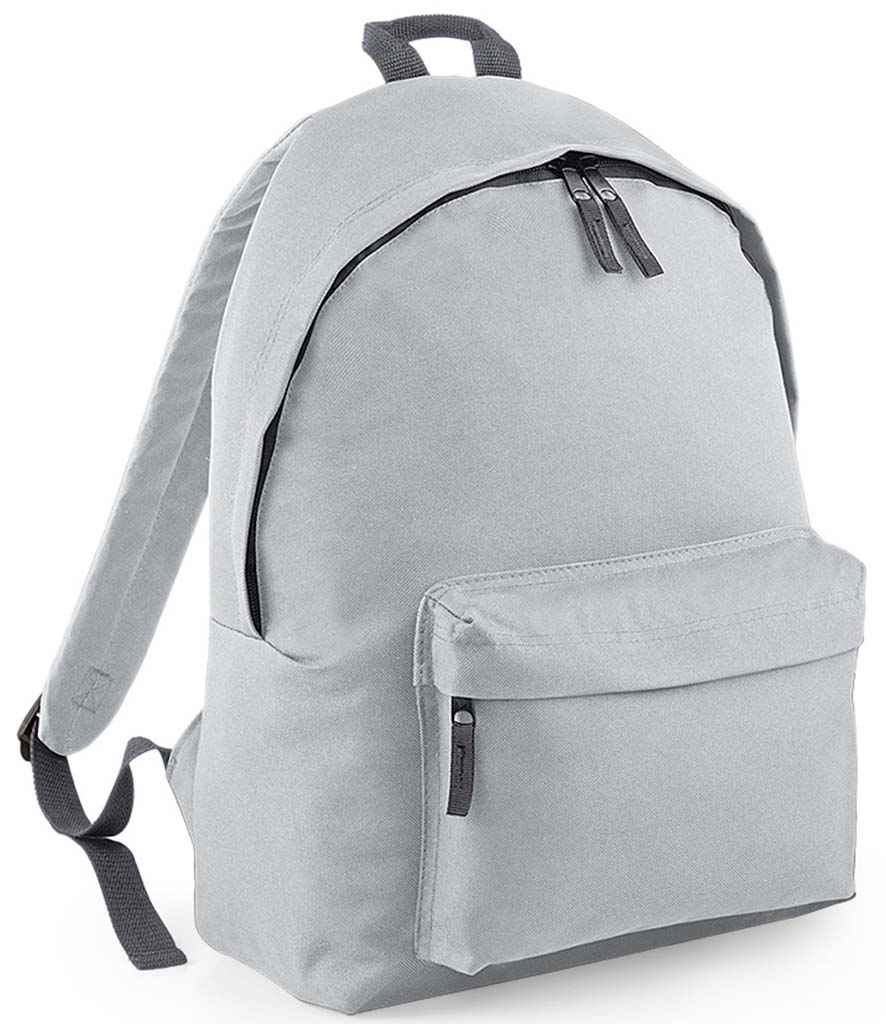 BagBase Original Fashion Backpack - Light Grey/Graphite Grey