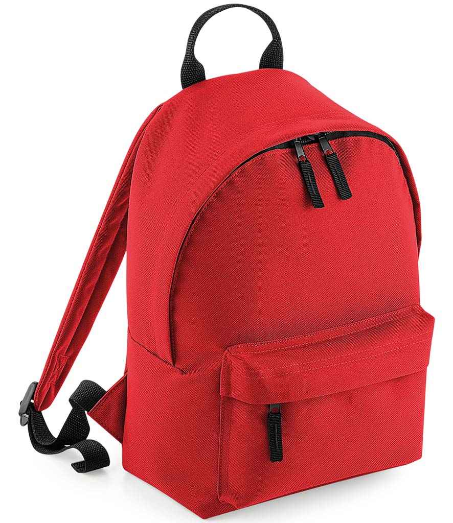 BagBase Mini Fashion Backpack - Bright Red