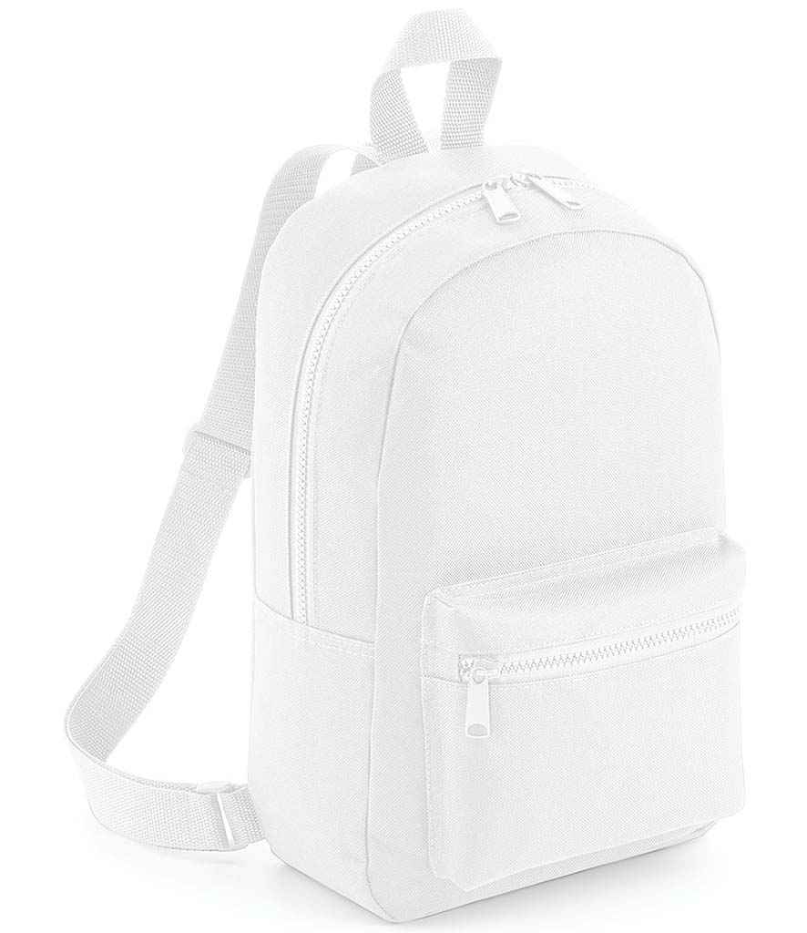 BagBase Mini Essential Fashion Backpack - White