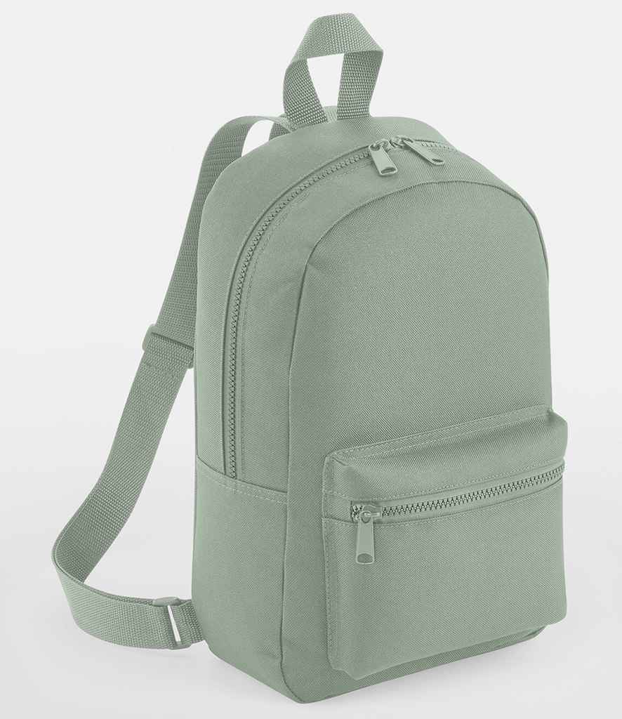 BagBase Mini Essential Fashion Backpack - Dusty Green