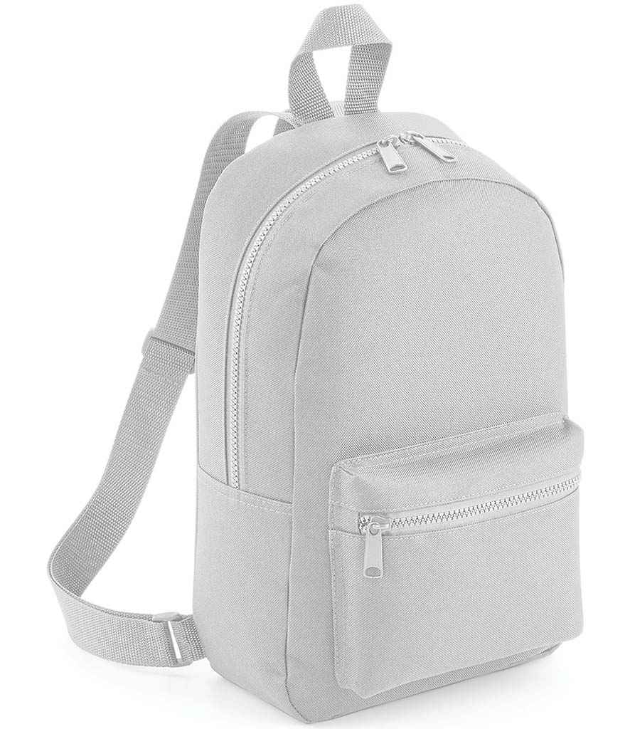 BagBase Mini Essential Fashion Backpack - Light Grey