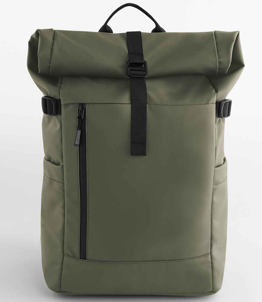 BagBase Everyday Carry 25 Litre Roll-Top Backpack - Olive Green
