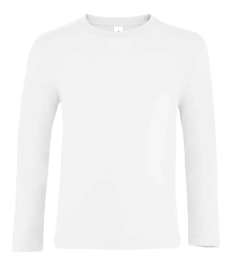 SOL'S Kids Imperial Long Sleeve T-Shirt - White
