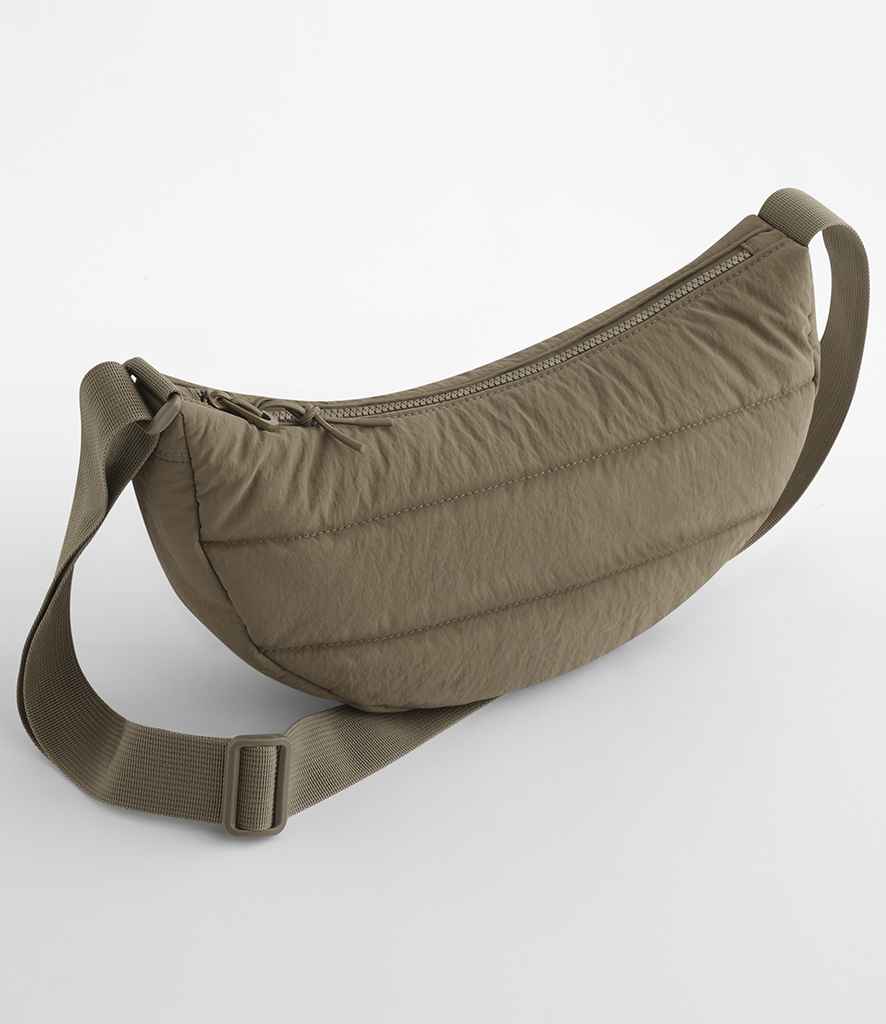 BagBase Quilted Cross Body Bag - Earthy Green