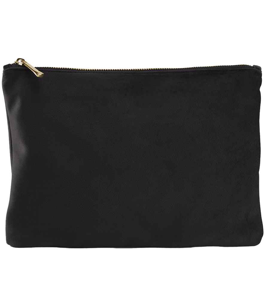 BagBase Velvet Accessory Pouch - Black Onyx