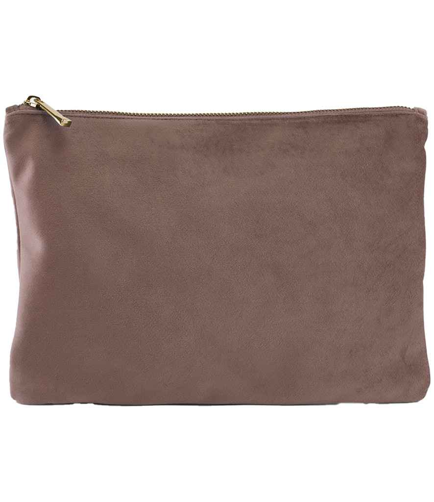 BagBase Velvet Accessory Pouch - Rose Quartz